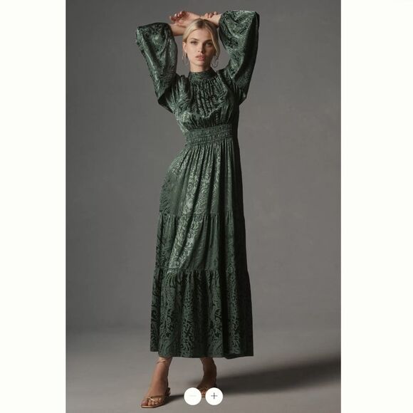 Anthropologie Dresses & Skirts - Anthropologie The Somerset Maxi Dress: Mock-Neck Edition